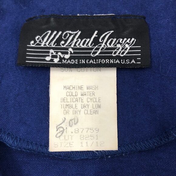 Vintage All That Jazz Roaring 20s Style Jazz Dress w/Shoulder Pads, SZ 11/12 - Picture 7 of 7